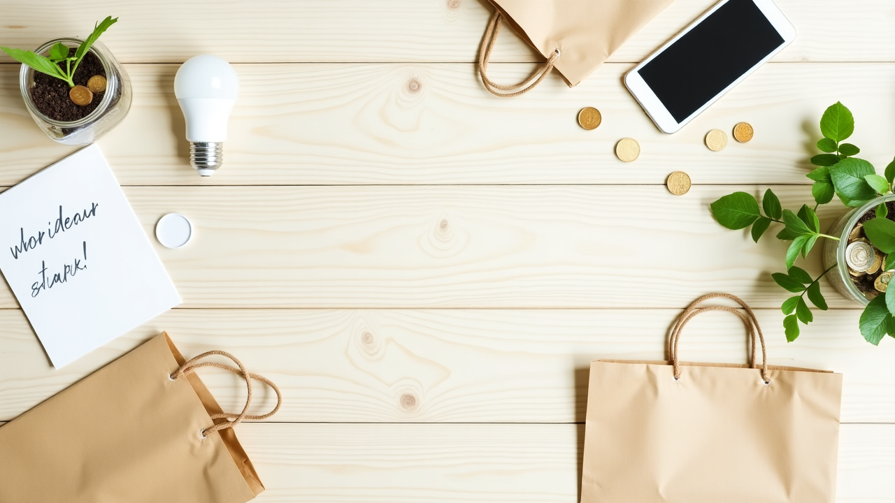 Concepto de ahorro inteligente